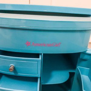 american girl truly blue hairstyling caddy